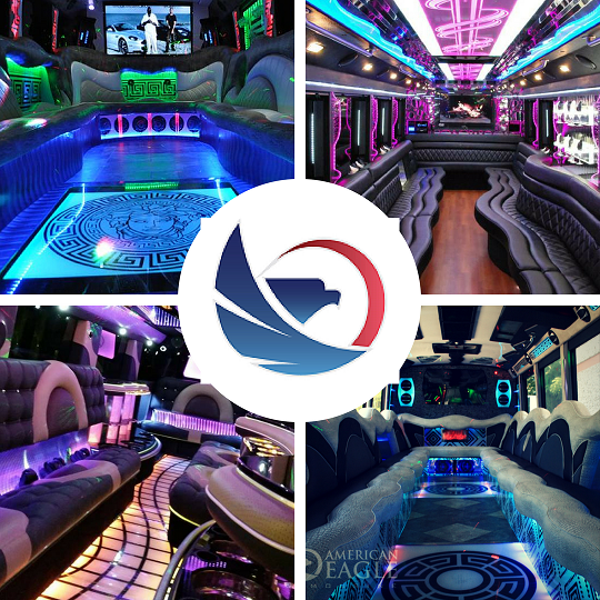 Service vehicle for American Eagle Limousine & Party Bus 